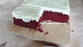 Resep Red Velvet Brownies