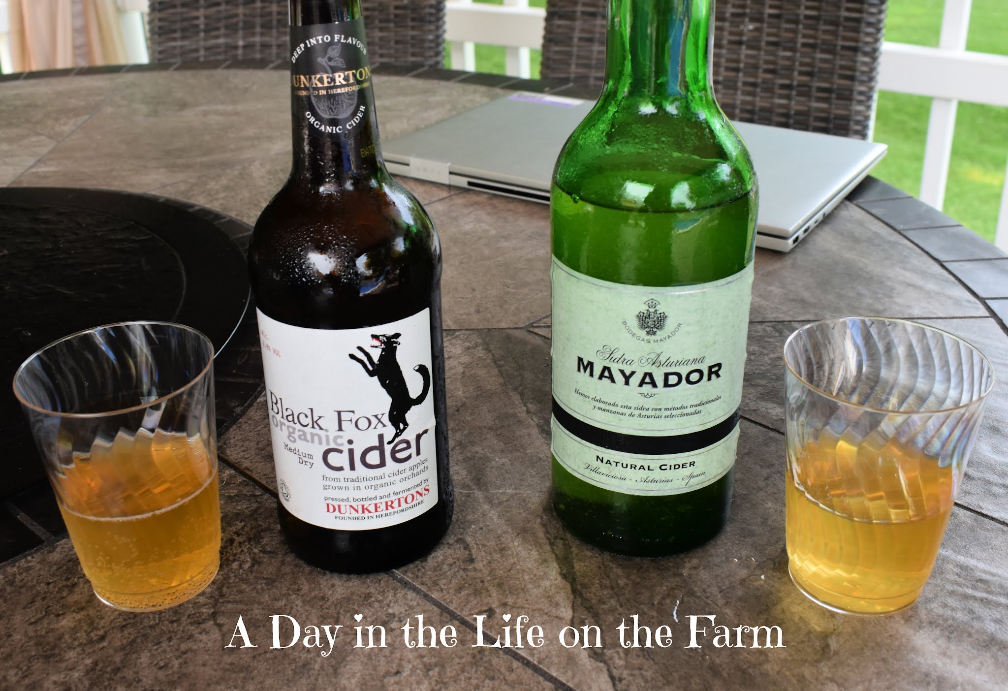 A Day in the Life on the Farm Cider Glazed Rotisserie Chicken and a