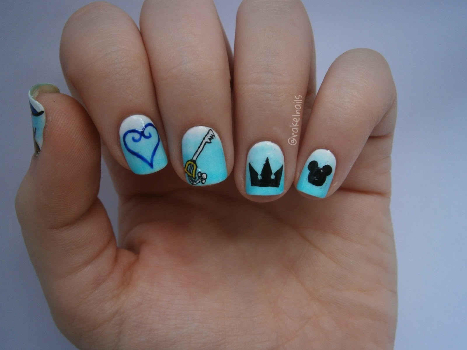 Kingdom Hearts Nail Art Best Designs 2018 Kingdom Hearts Nails Best Nail Designs 2018