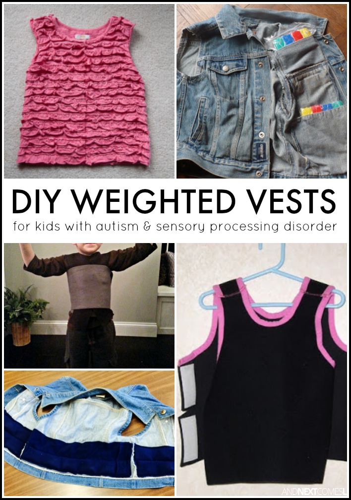 10 DIY Weighted Vest & Pressure Vest Tutorials {Sensory Hacks for Kids