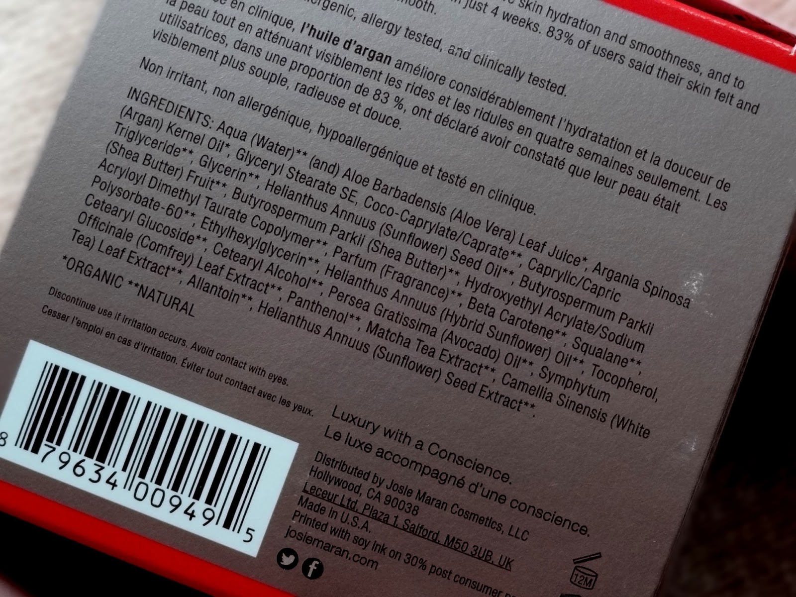 Makeup, Beauty and More Josie Maran Whipped Argan Oil Body Butter in