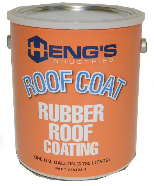 Heng's Part 46128 1 Gallon Rubber Roof Coating Sealant Acrylic