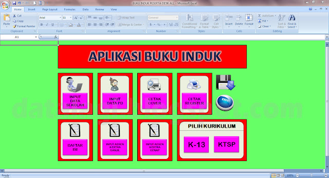 Aplikasi Buku Induk Siswa Kurikulum 2013 dan KTSP Data Aplikasi Buku Induk Siswa Kurikulum 2013 dan KTSP Data