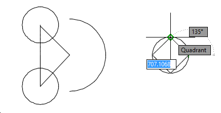 AutoCAD 2015 Essential: Quadrant - Running Object Snap