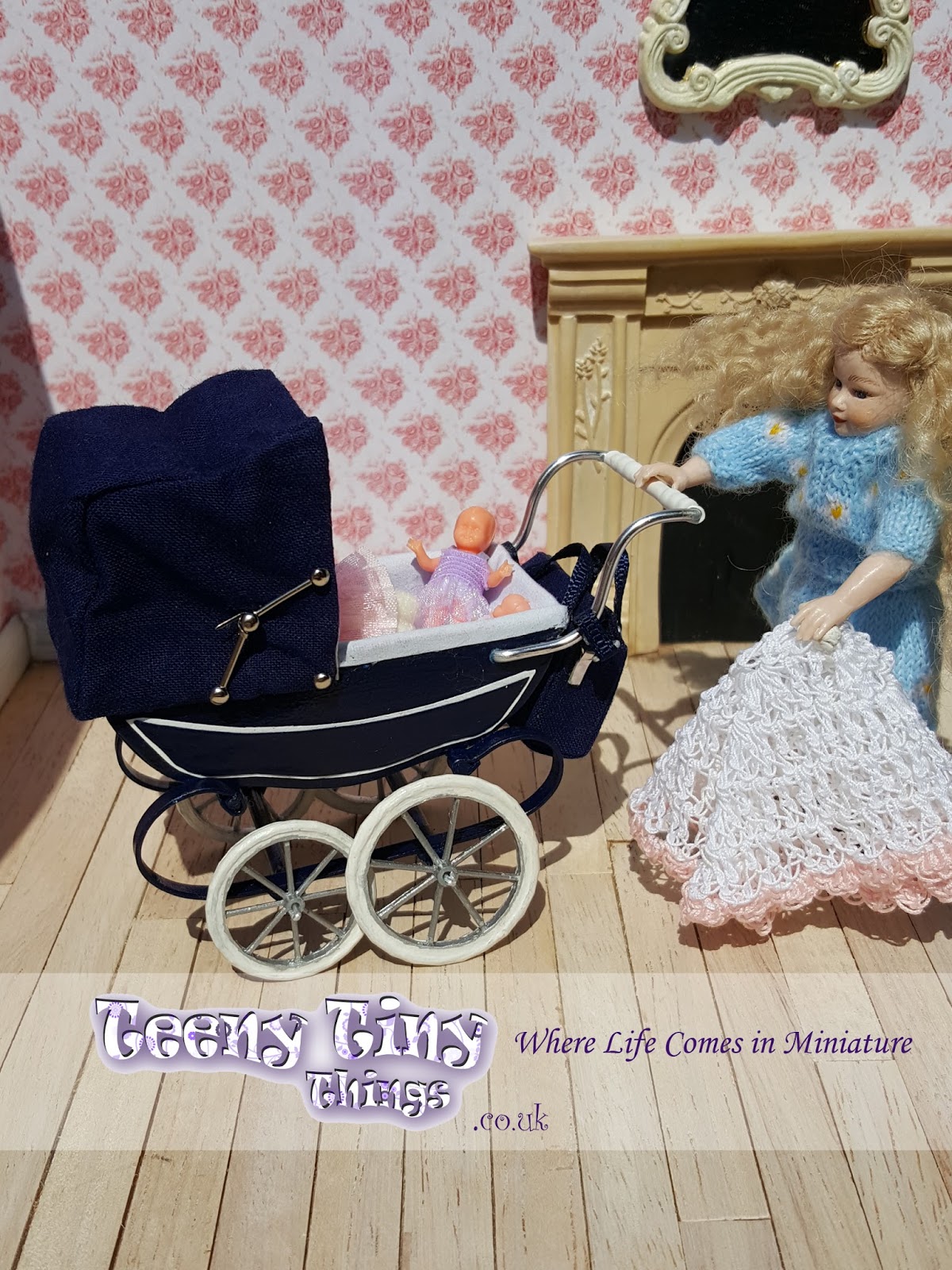 Teeny Tiny Things Prams Prams Prams 1/12th scale miniature dolls