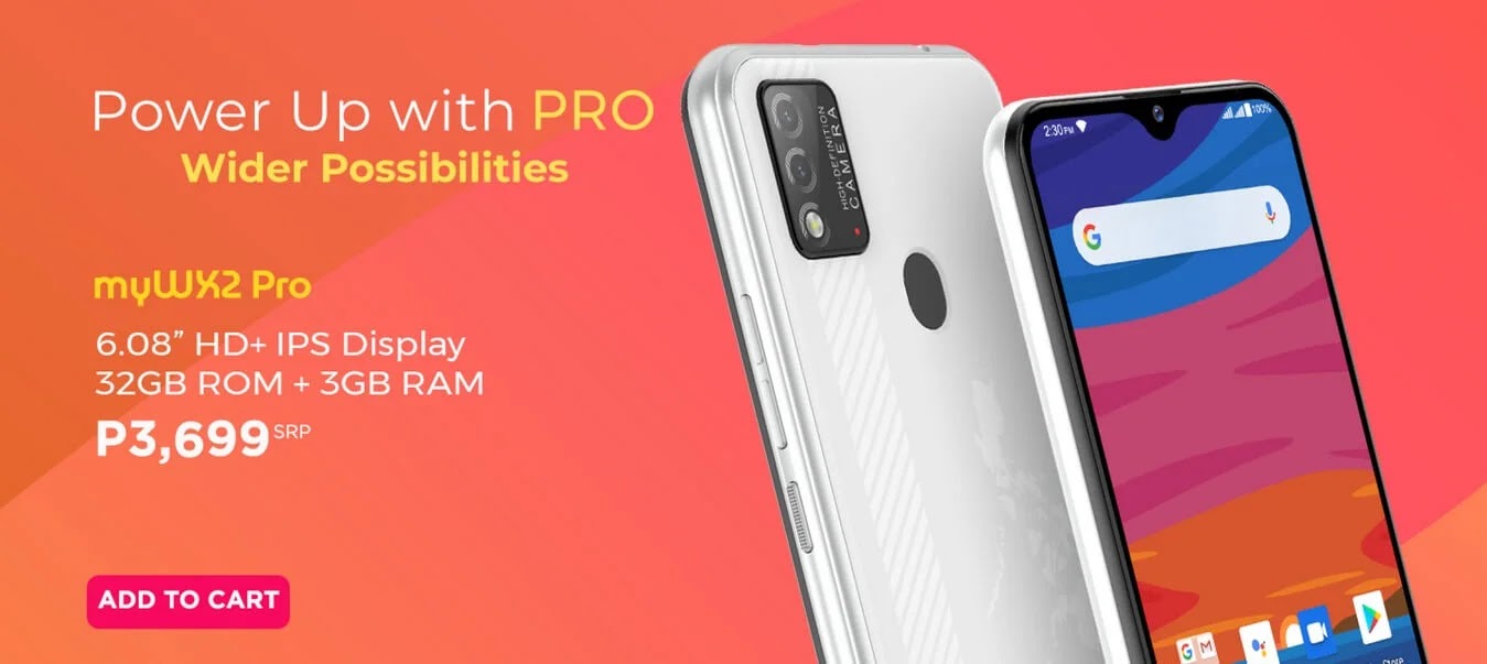 PRICE DROP ALERT: MyPhone myWX2 Pro with HD+ Display and Octa-Core Chip Now Only Php3,699