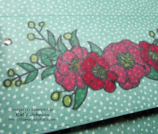 Stampin'Up!'s Bloom and Grow stamp set stamped on designer paper and colored with markers