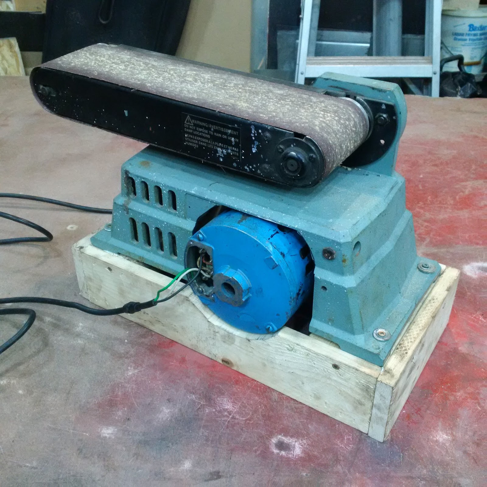 Another Day Another Project How to Fix a Delta Belt Sander With a