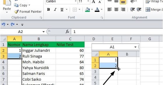 3 Cara Mengurutkan Nomor Di Excel 3 Cara Mengurutkan Nomor Di Excel