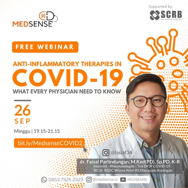 (FREE WEBINAR) "Anti-Inflammatory Therapies in COVID-19: What Every Physician Need to Know"