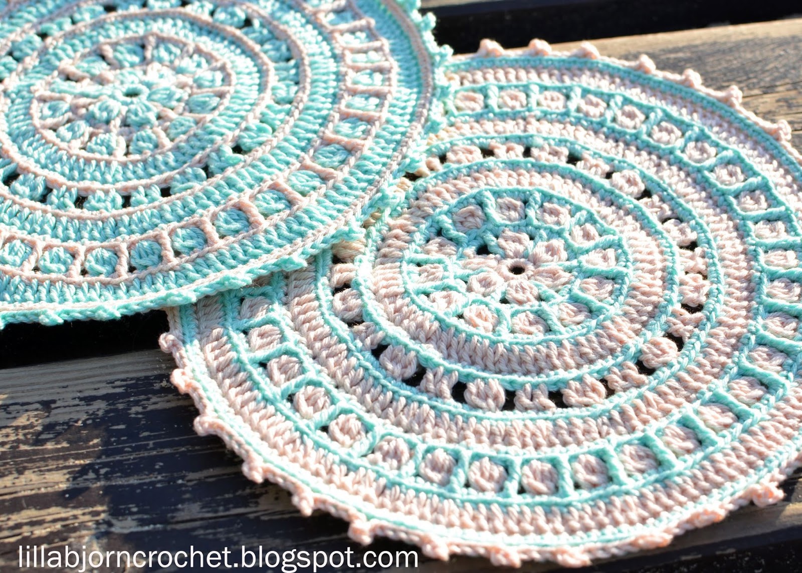 north sea mandala free pattern lillabjörn s crochet world