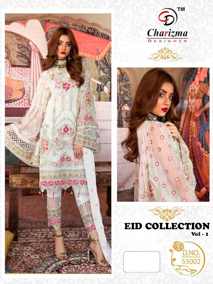 Charizma Eid Collection 1 Georgette pakistani Suits wholesaler