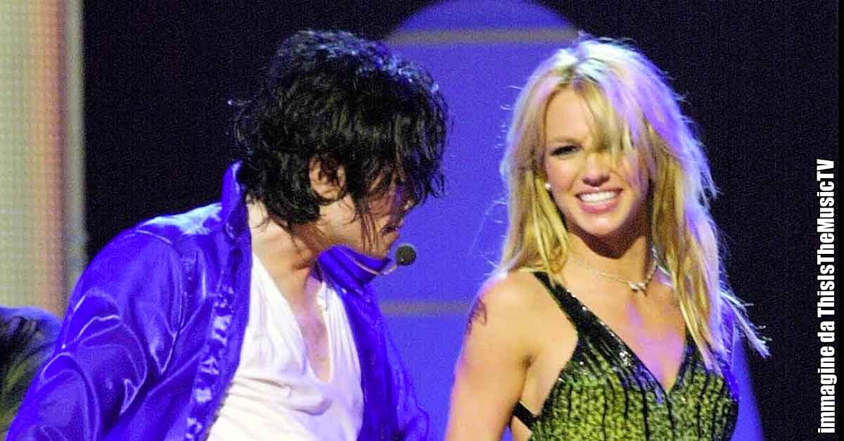 Michael Jackson e Britney Spears ai Madison Square Garden nel 2001