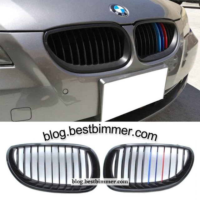Grill BMW E60 - Model M Colour - Warna Hitam Mengkilap