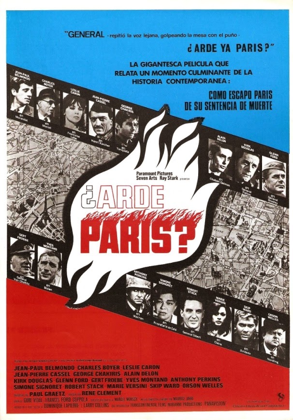 Cartel español de '¿Arde París? (1966)' Cartel español de '¿Arde París? (1966)'