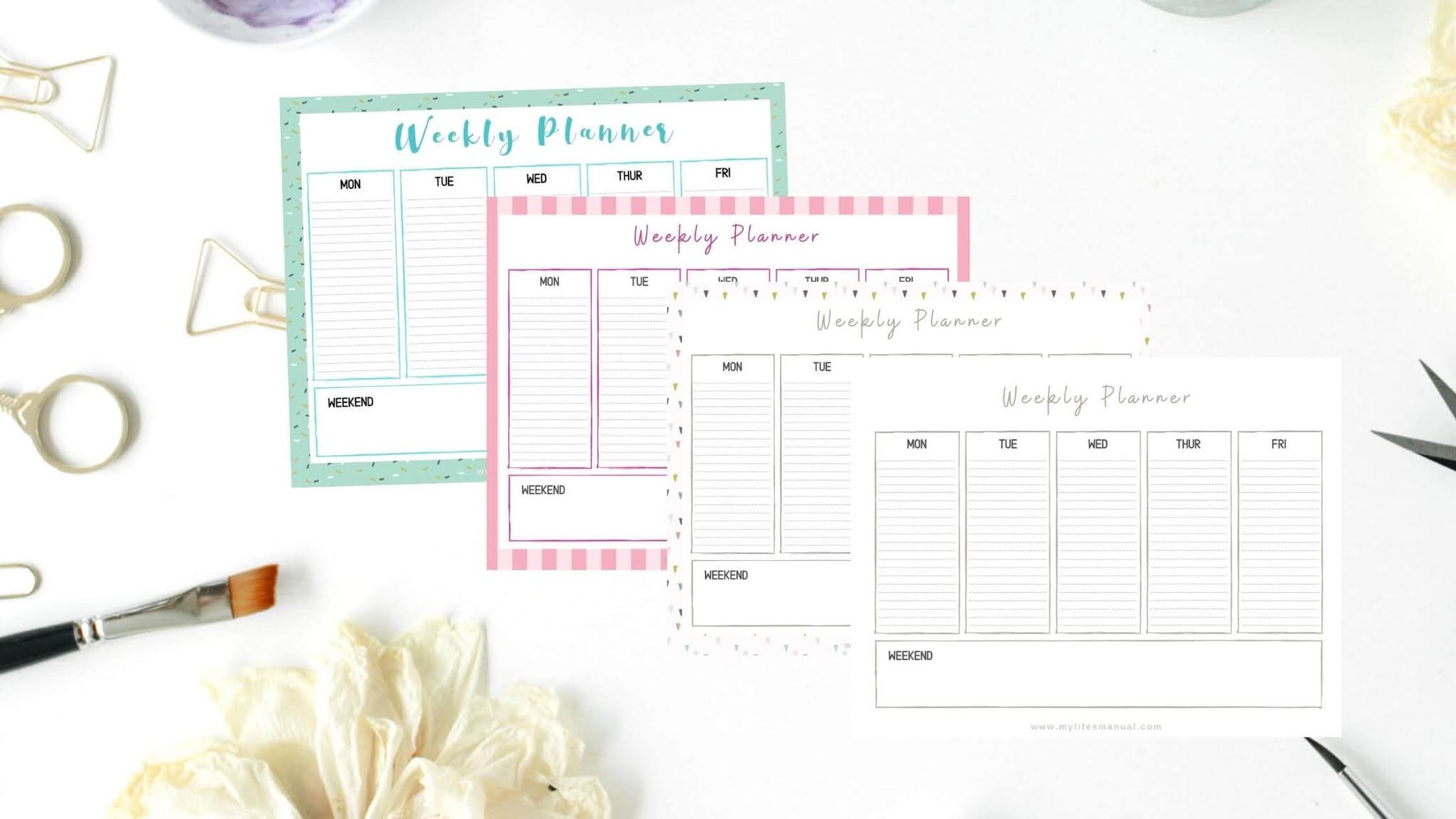 Free planner for moms