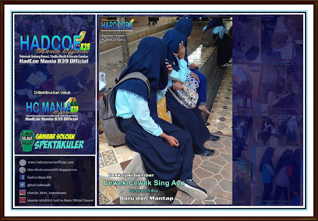 Gambar Soloan Spektakuler Terbaik - Gambar Siswa-siswi SMA Negeri 1 Ngrambe Cover Biru - 6
