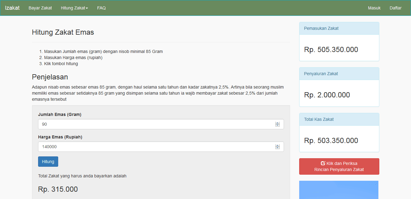 Source Code PHP Aplikasi Pembayaran Zakat Berbasis Web