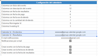 Configuración Configuración