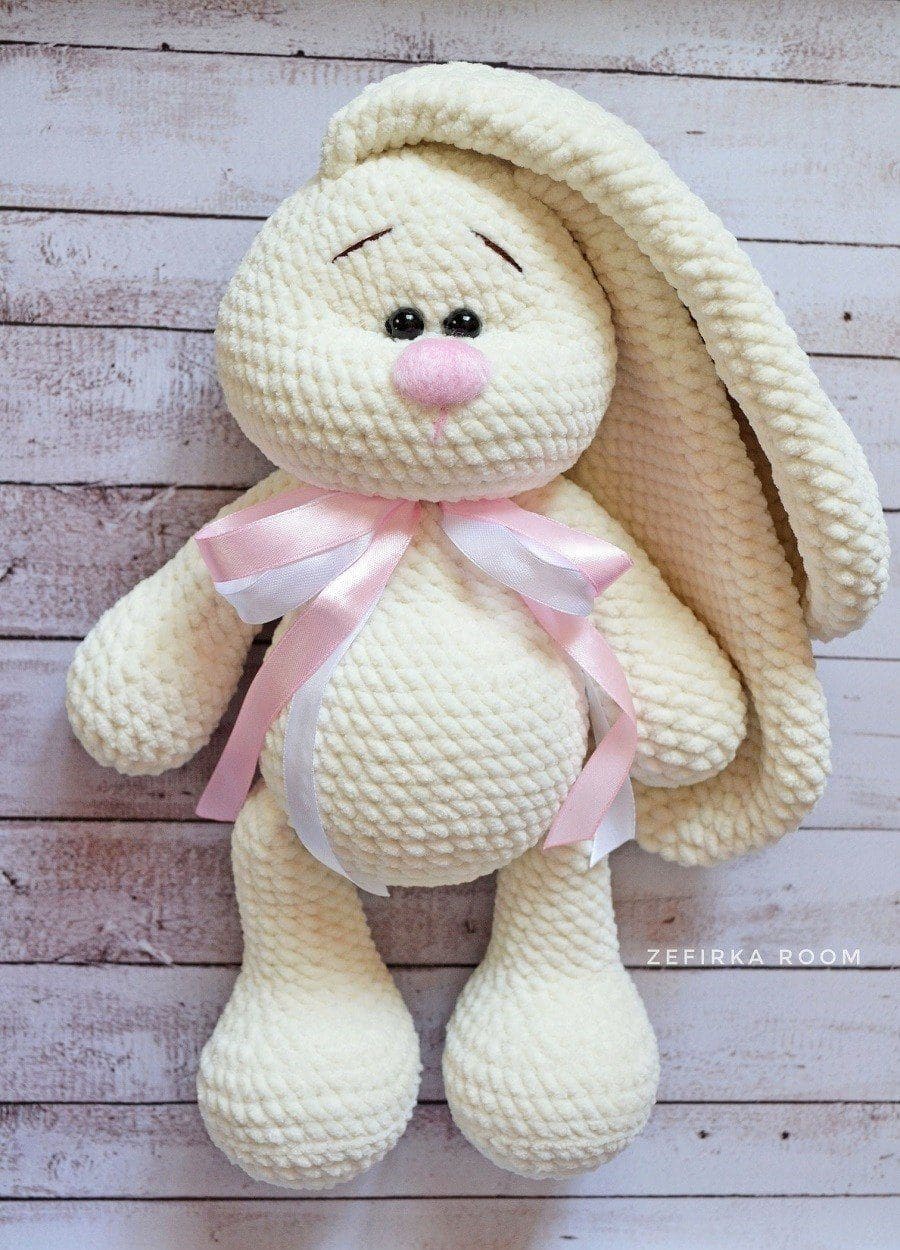 Amigurumi plush bunny