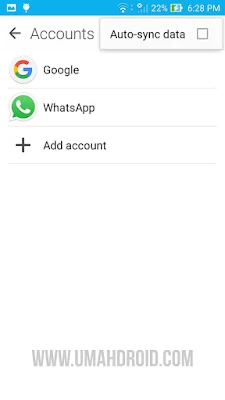 Menonaktifkan Singkronisasi Otomatis di Zenfone