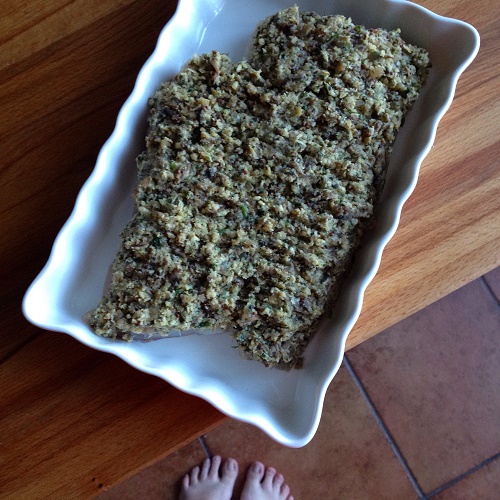 Greenway36: Ofen-Fisch mit Champignon-Senfkruste