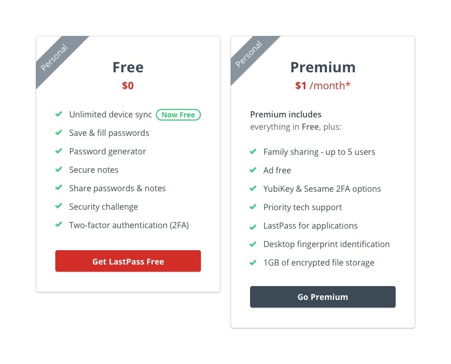 pricing lastpass pricing lastpass