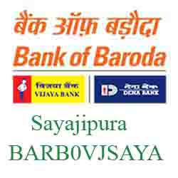 Vijaya Baroda Bank Sayajipura Branch New IFSC, MICR