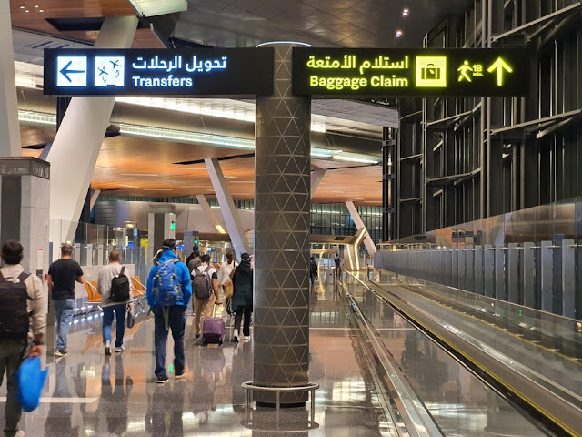 conexão aeroporto de Doha