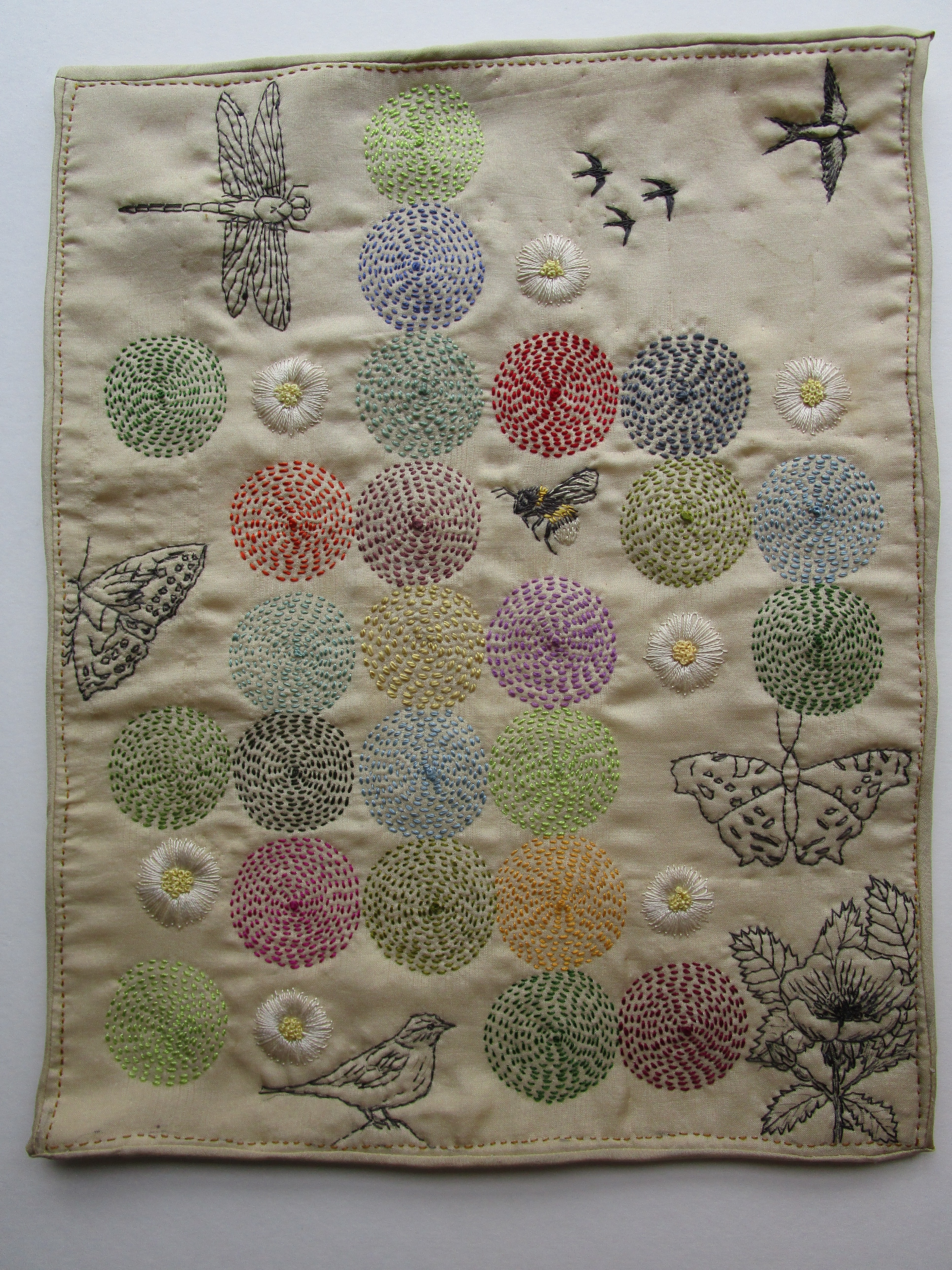 Louise Watson - Textile Artist: Summer cloth - slow stitching and