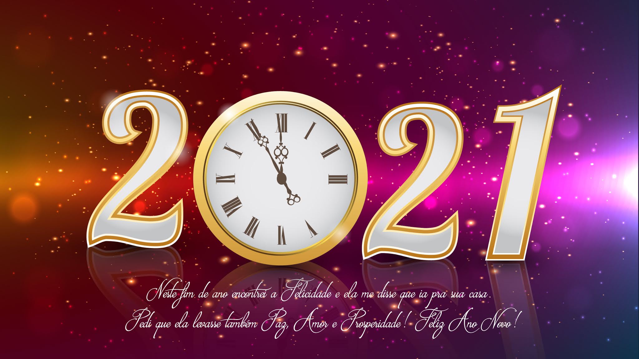 Linda Mensagem de Feliz Ano Novo 2021