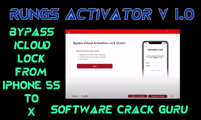 Rungs Activator V1.1 Bypass iCloud Full Untethered