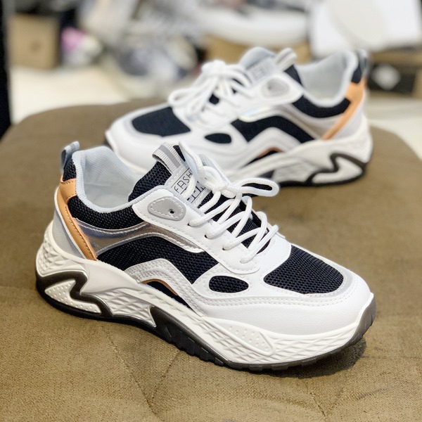 Giày thể thao Nữ đôn đế 12112003, phối màu đẹp mắt, phong cách năng động Giày thể thao Nữ đôn đế 12112003, phối màu đẹp mắt, phong cách năng động