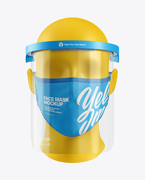 Download Face Mask Amp Face Shield Mockup PSD Mockup Templates