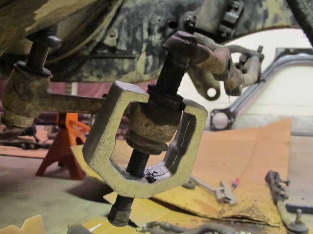 Power Steering linkage removal