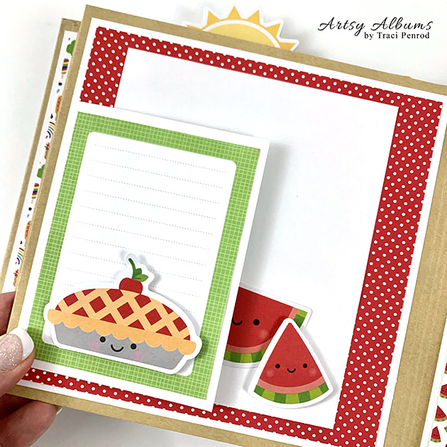 Artsy Albums Scrapbook Album and Page Layout Kits by Traci Penrod Life is A Picnic Summer