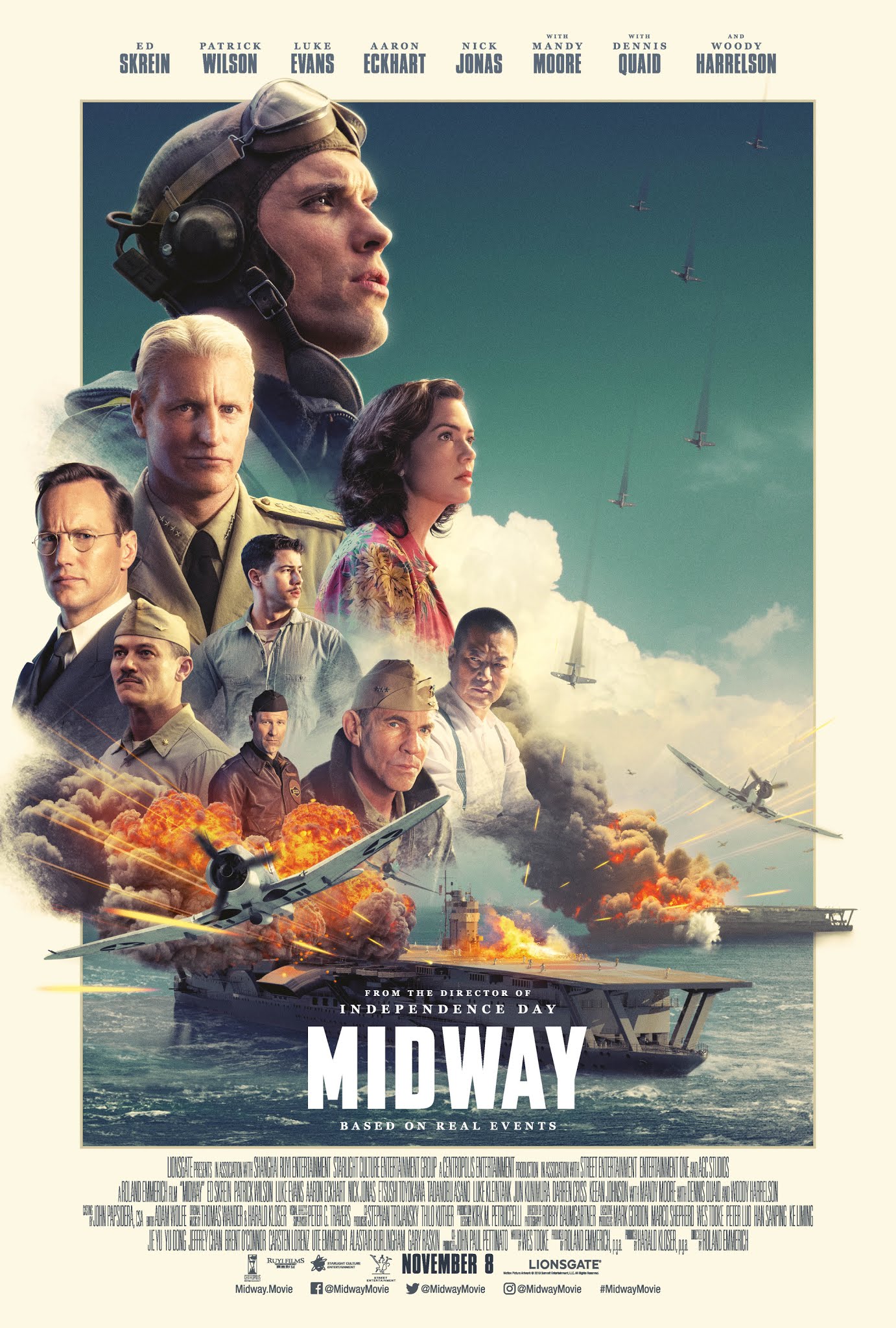 midway fiilm 2019 recenzja skrein wilson evans eckhart harrelson