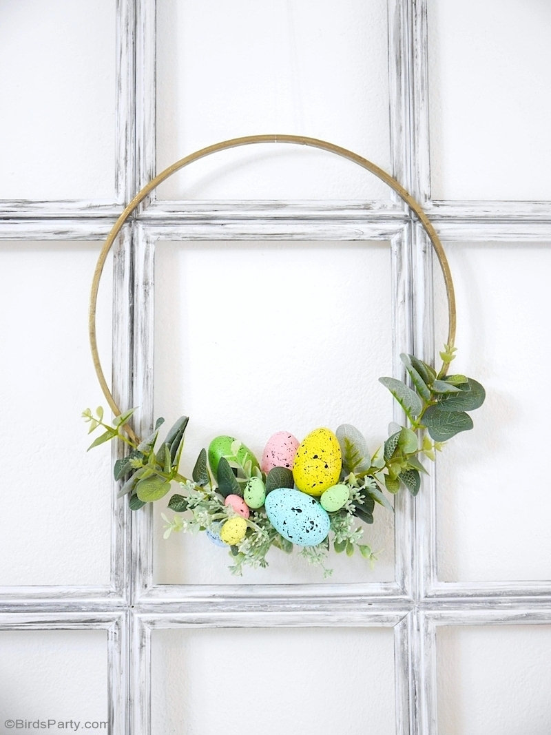 Easter Mantel Pastel Decor DIYs - Party Ideas