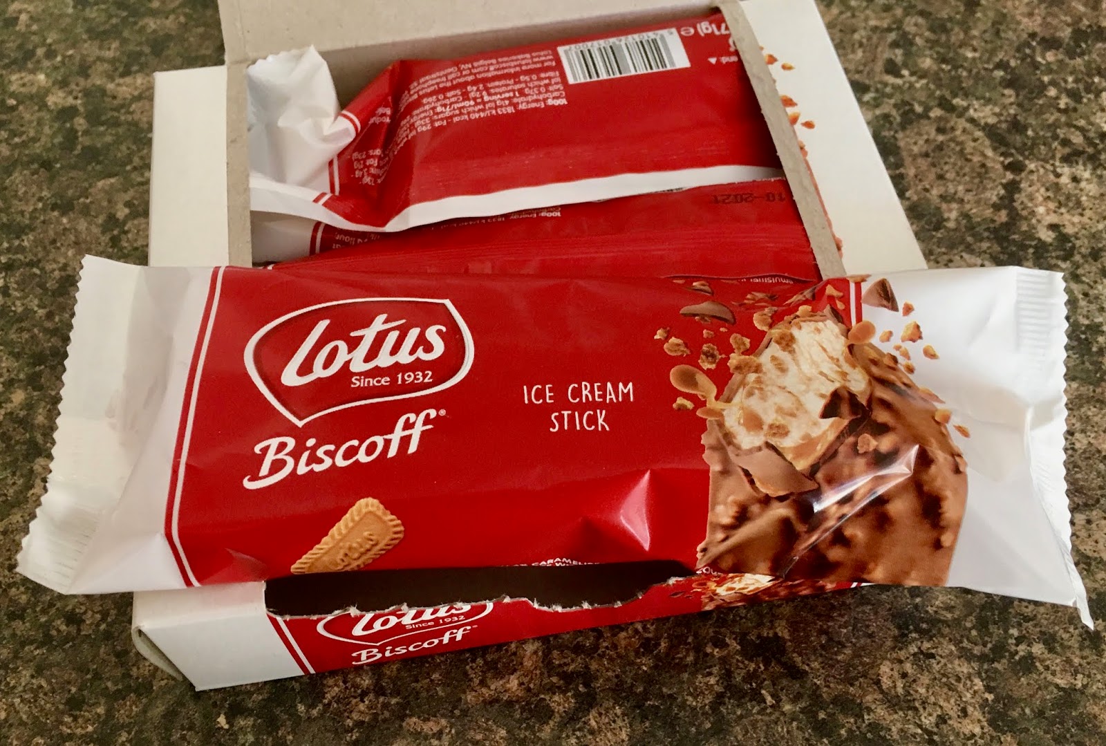 FOODSTUFF FINDS Lotus Biscoff Ice Cream Sticks (Waitrose) By SpectreUK