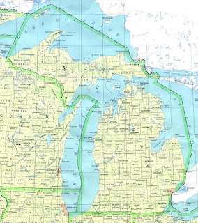 Michigan Counties Map 