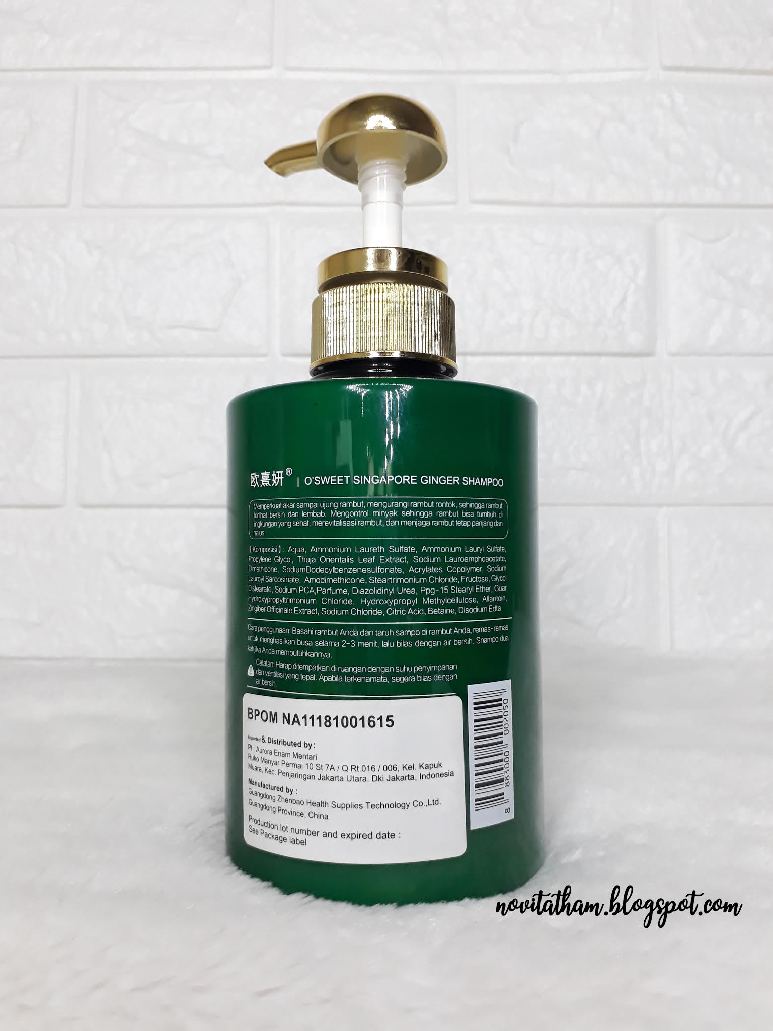 O Sweet Ginger Shampoo Review Homecare24