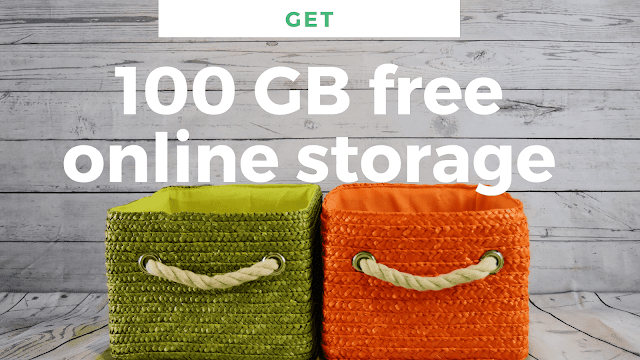 get 100 GB free online storage: pc, android & IOS