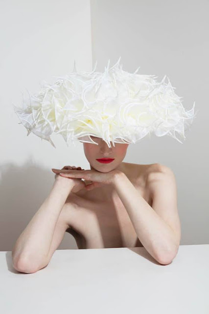 K'Mich Weddings and Events - Philip Treacy Hat collection - white