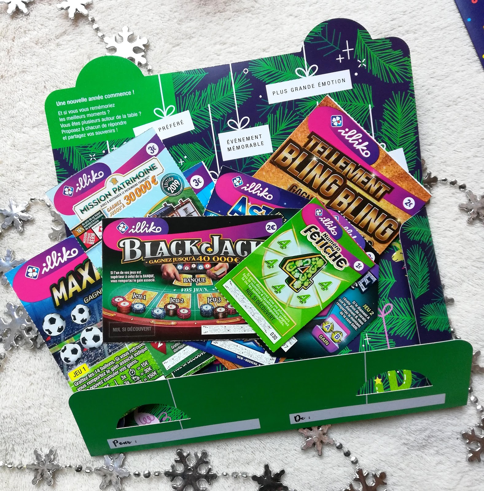 Pochette Jeux à Gratter 2021 Noël Esam Solidarity