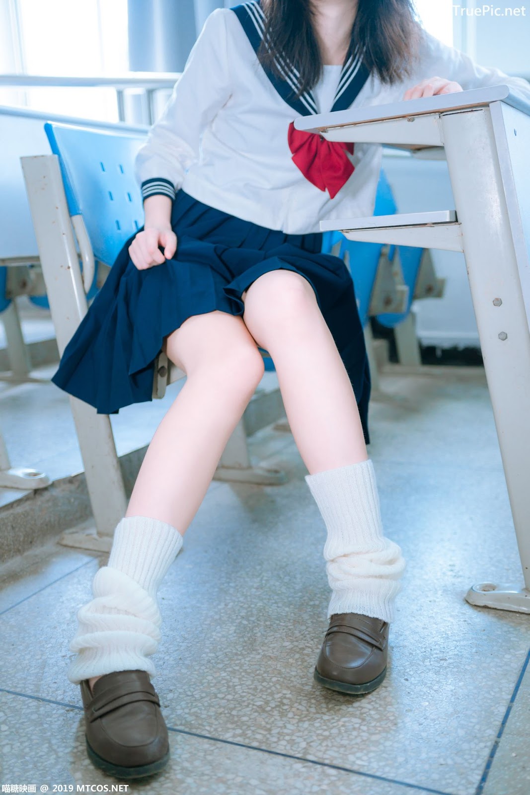 Image MTCos 喵糖映画 Vol.014 – Chinese Cute Model With Japanese School Uniform - TruePic.net- Picture-8