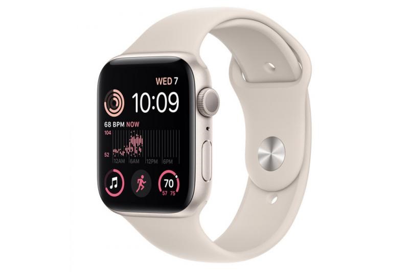Đồng hồ Apple Watch SE (2022) GPS 40mm Starlight – Viền nhôm, dây cao su – MNJP3VN/A – Hàng chính hãng