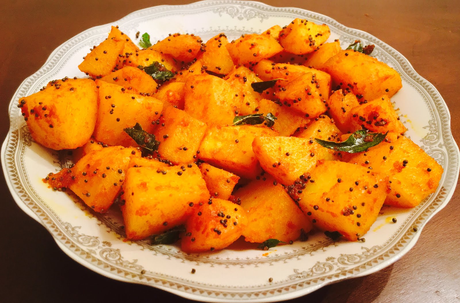 shiba's cuisines Easy Microwave Spicy Potato Fry