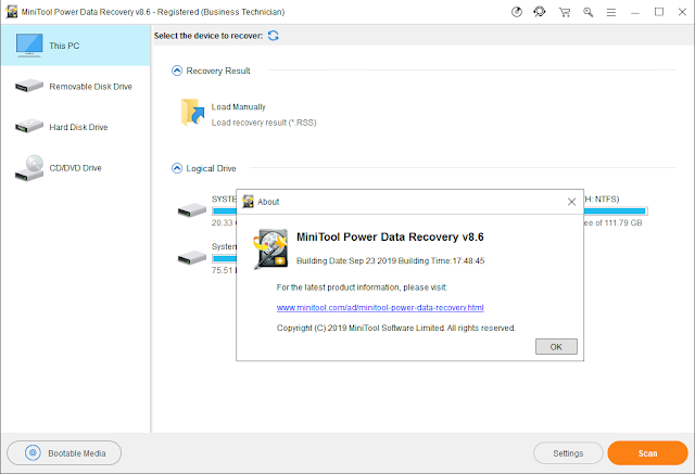 Screenshot MiniTool Power Data Recovery 8.6 Full Version Screenshot MiniTool Power Data Recovery 8.6 Full Version