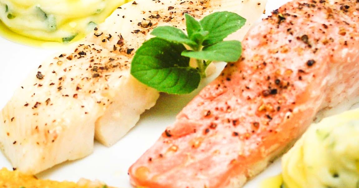 stuttgartcooking: Heilbutt- und Lachs-Filet an Orangen-Salat mit ...