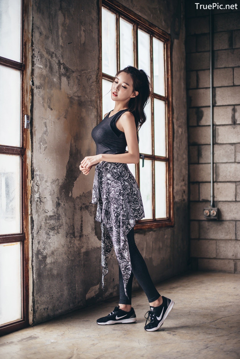 Image Korean Fashion Model - Yoon Ae Ji - Fitness Set Collection - TruePic.net - Picture-38